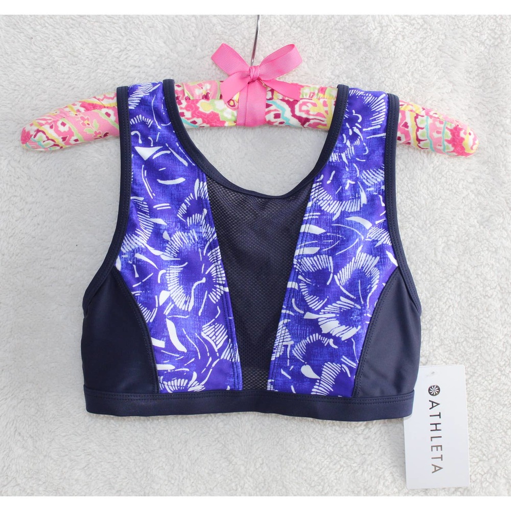 NWT Athleta Batik Floral Be Bold Bikini Top, Women's Size XS